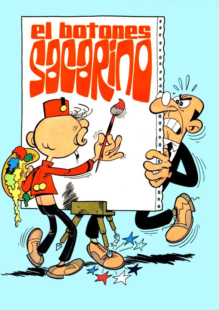 Poster DIN 4 numero 0269: El Botones Sacarino de Ibañez, serie Bruguera