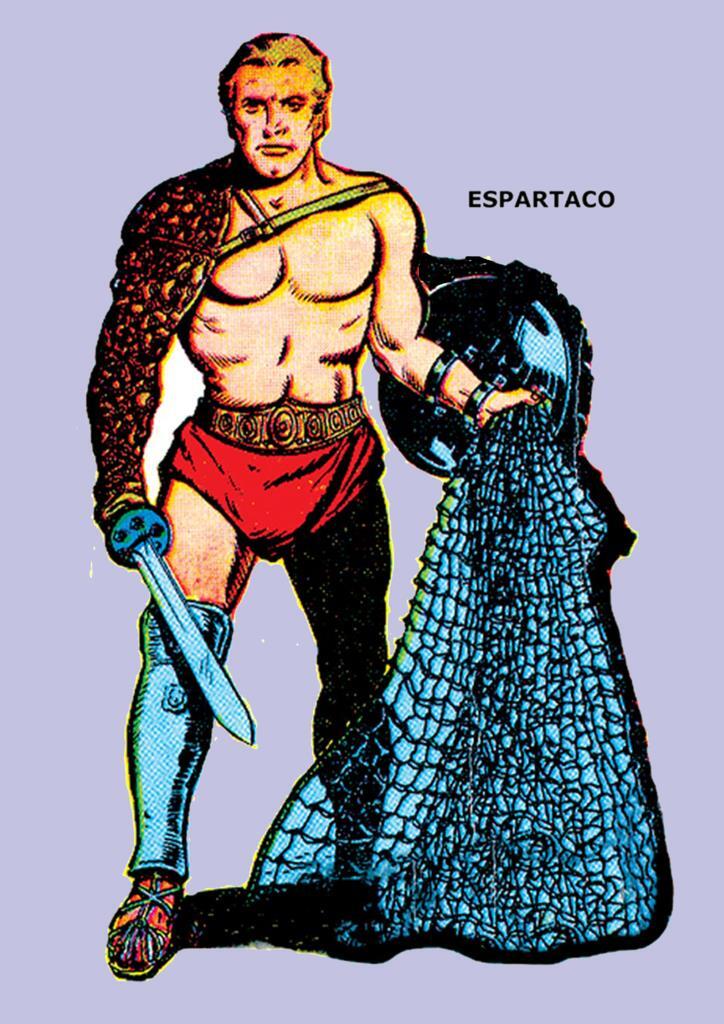 Poster DIN 4 numero 0275: Espartaco, serie Clasicos Españoles