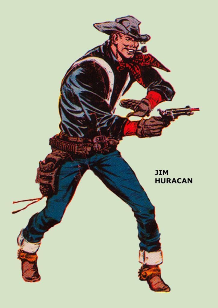 Poster DIN 4 numero 0287: Jim Huracan de Boixade, serie Clasicos Españoles