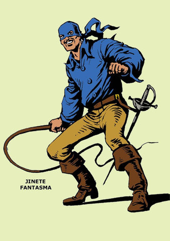 Poster DIN 4 numero 0288: Jinete Fantasma de Ambros, serie Clasicos Españoles