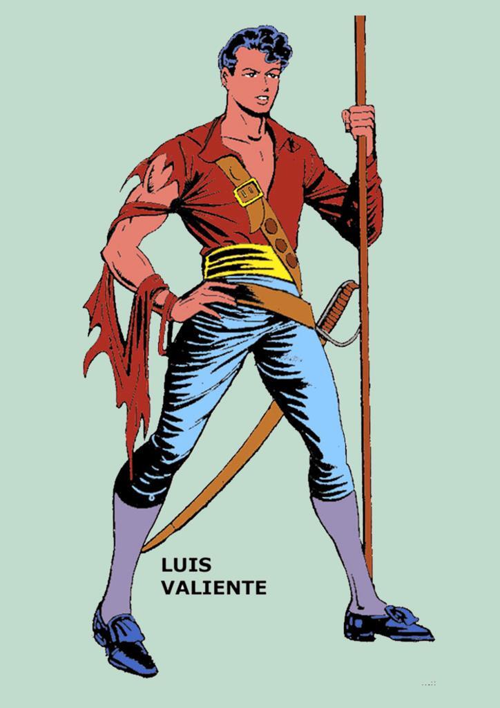 Poster DIN 4 numero 0293: Luis Valiente de Matias Alonso, serie Clasicos Españoles