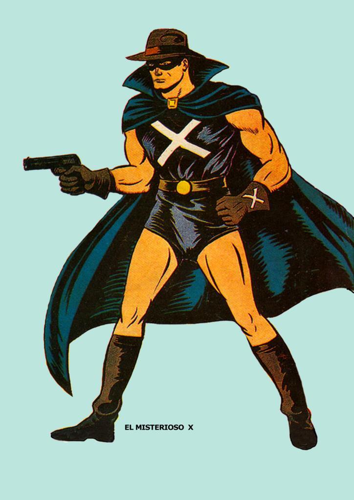 Poster DIN 4 numero 0298: El Misterio X de Manuel Gago, serie Clasicos Españoles