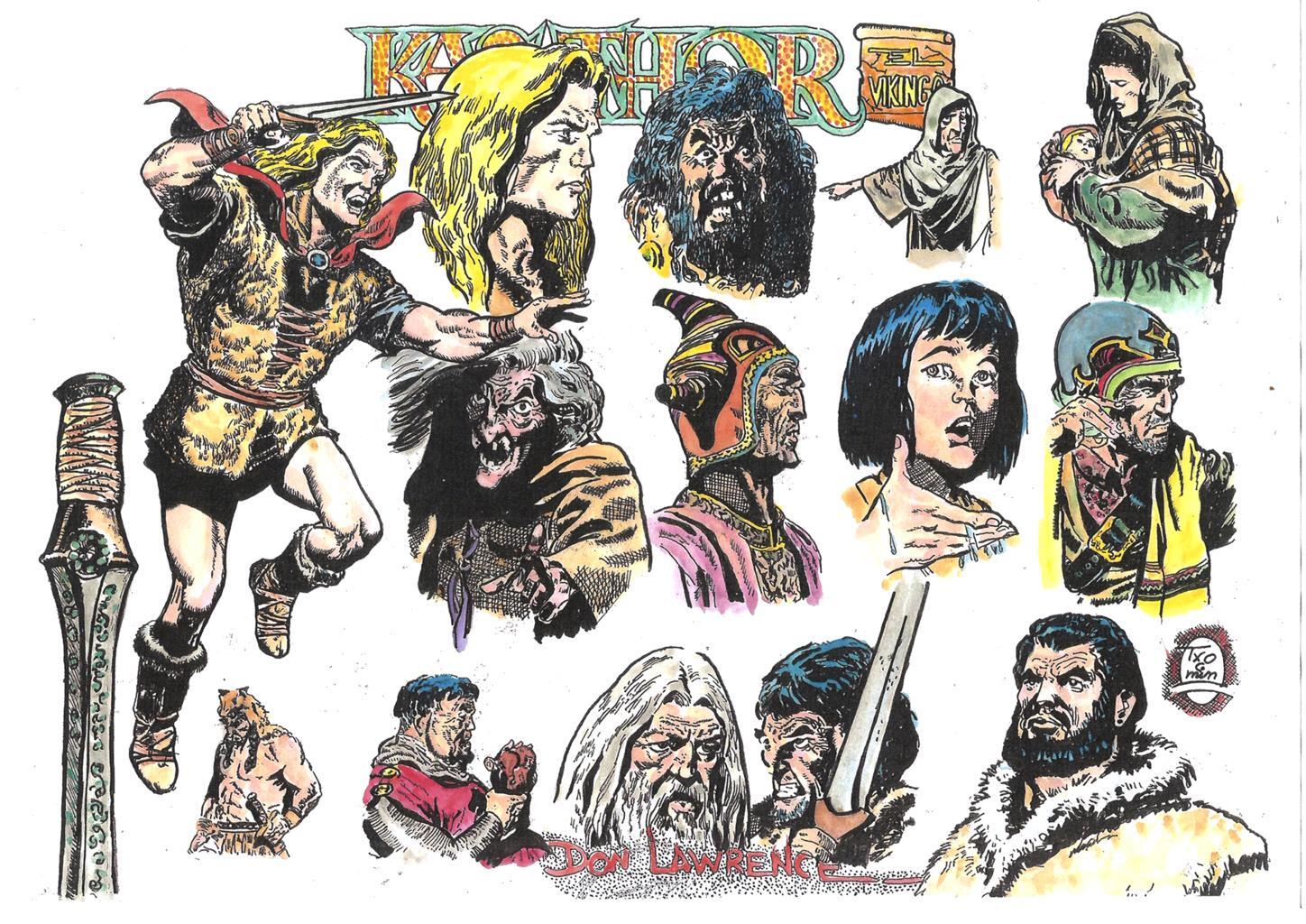 Poster DIN 4 numero 0315: Kas Thor el vikingo, modelo 