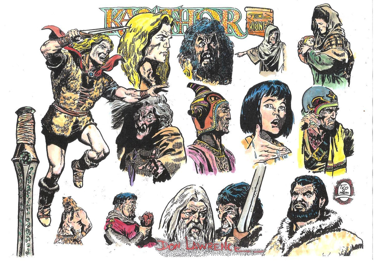 Poster DIN 4 numero 0315: Kas Thor el vikingo, modelo 