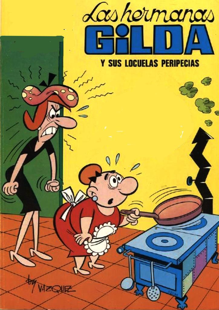 Poster DIN 4 numero 0260: Las Hermanas Gilda de Vazquez, serie Bruguera