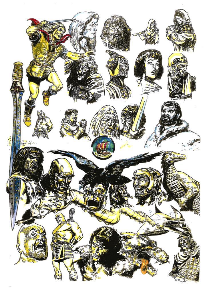 Poster DIN 4 numero 0316: Kas Thor el vikingo, modelo 