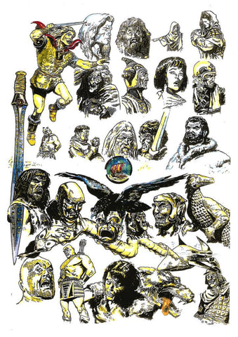 Poster DIN 4 numero 0316: Kas Thor el vikingo, modelo 