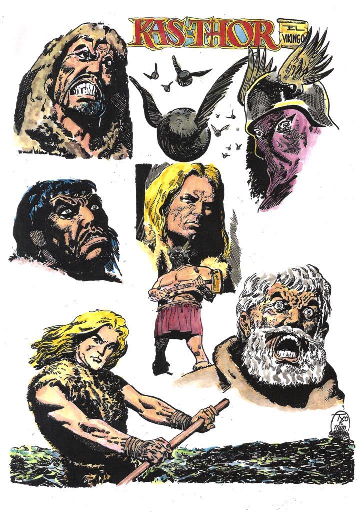 Poster DIN 4 numero 0317: Kas Thor el vikingo, modelo 