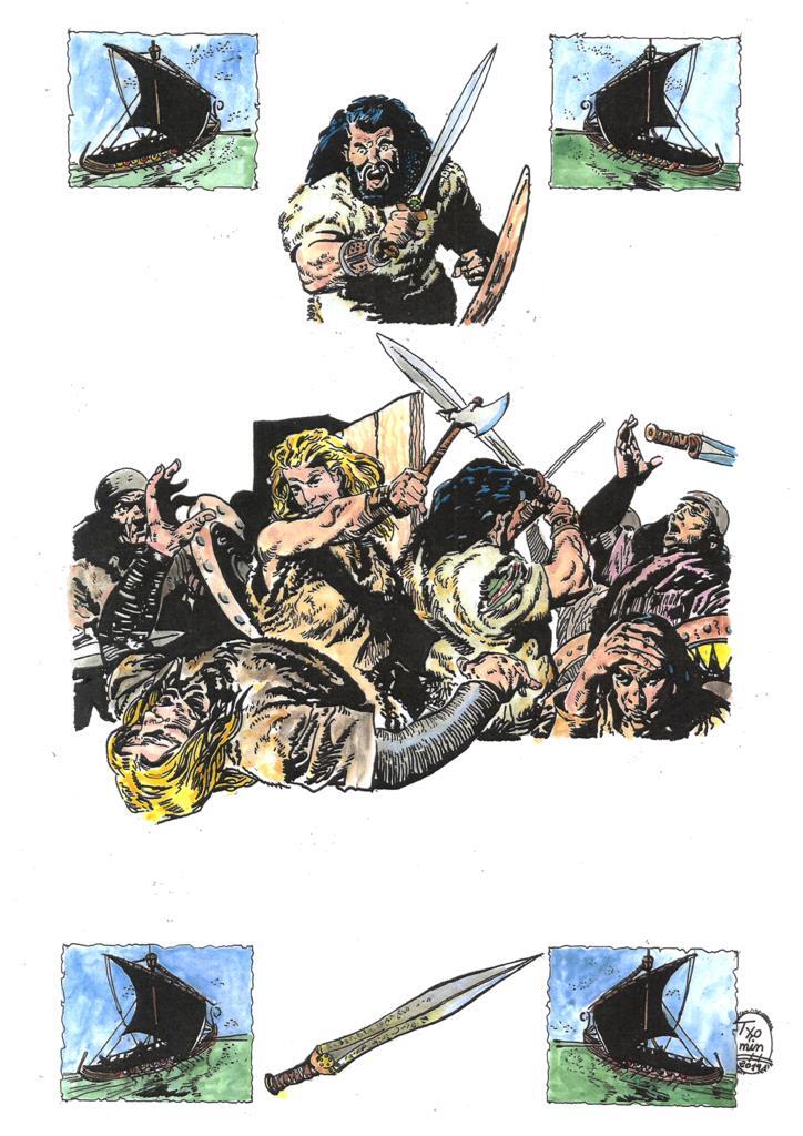 Poster DIN 4 numero 0318: Kas Thor el vikingo, modelo 