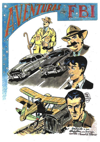 Poster DIN 4 numero 0320: Aventuras del FBI, serie Clasicos Españoles