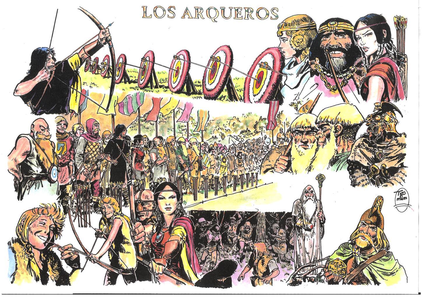 Poster DIN 4 numero 0321: Thorgal: los arqueros
