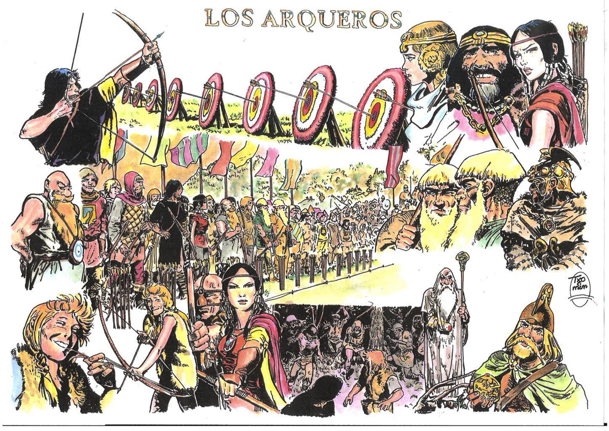 Poster DIN 4 numero 0321: Thorgal: los arqueros