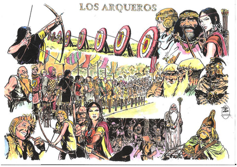 Poster DIN 4 numero 0321: Thorgal: los arqueros