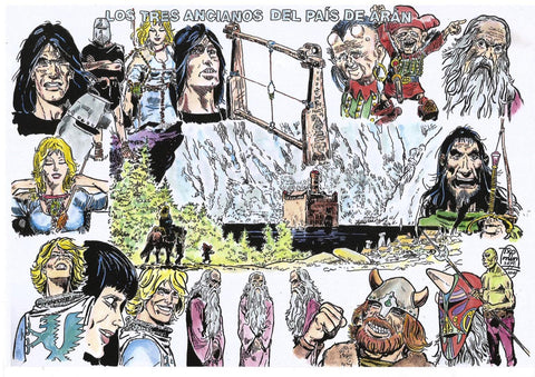 Poster DIN 4 numero 0322: Thorgal: Los tres ancianos del pais de Aran