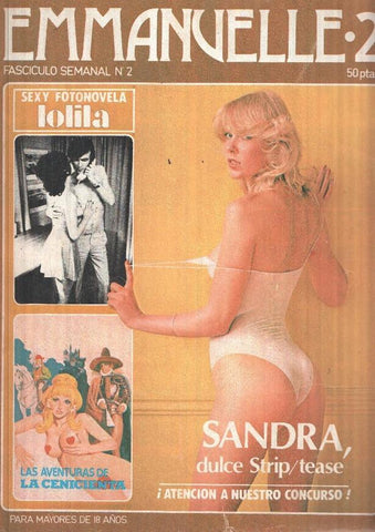 Emmanuelle 2 numero 002: Sandra, dulce strip tease
