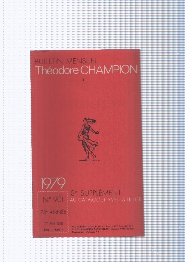 Bulletin Mensuel Theodore Champion numero 901 de 1979
