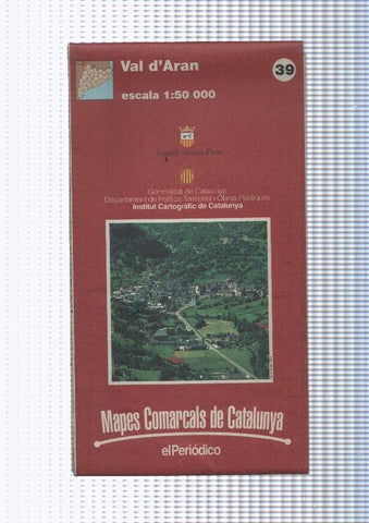 Mapes Comarcals de Catalunya numero 39: Val D Aran