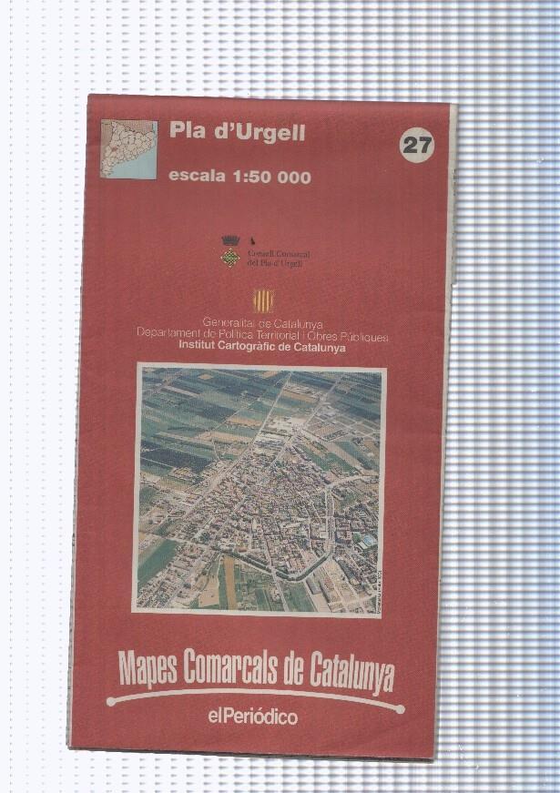 Mapes Comarcals de Catalunya numero 27: Pla D Urgell