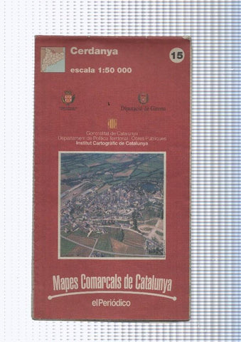 Mapes Comarcals de Catalunya numero 15: Cerdanya