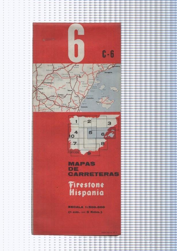 Mapas de Carreteras Firestone Hispania 6 C 6 escala 1: 500.000