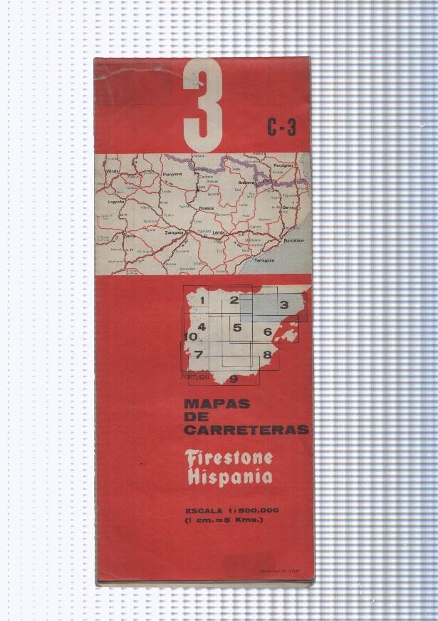 Mapas de Carreteras Firestone Hispania 3 C-3 escala 1: 500.000