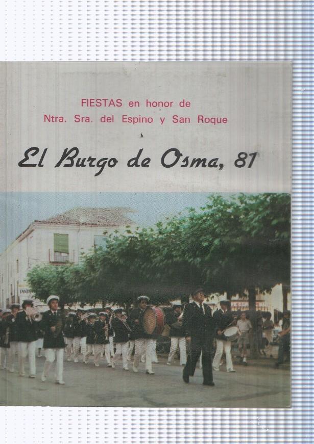 El Burgo de Osma num. 81: Fiestas en honor de Ntra. Sra. del Espino y San Roque