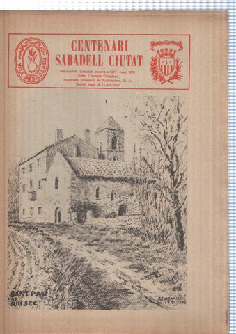 Centenari Sabadell Ciutat fascicle VII