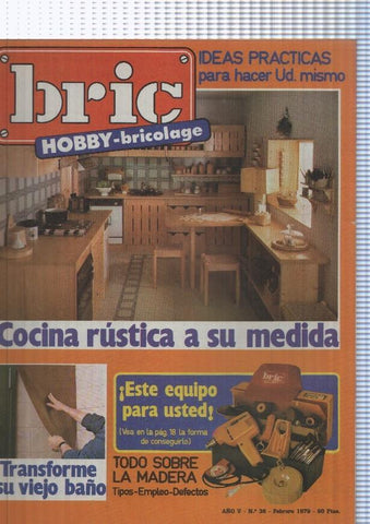 Bric numero 36. Revista de bricolage. Ideas practicas para hacer Vd. mismo