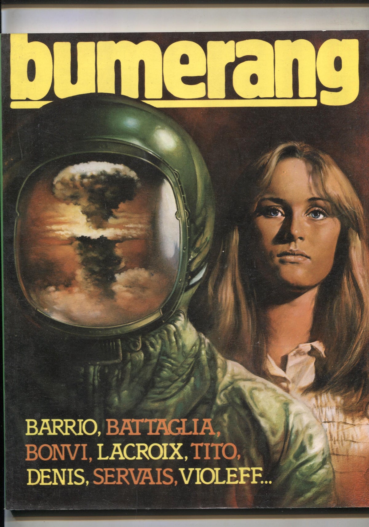 Revista Bumerang numero 22: Lo importante es charlar (Lacroix)-Dulce Violeta (Servais)-Ruina (violeff)-Sturmtruppen (Bonvi)
