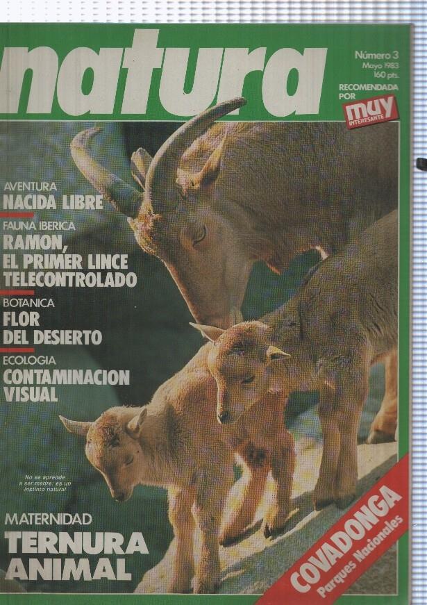 Natura numero 03, mayo 1983: Aventura , Nacida libre- Fauna Iberica, Ramon, el 