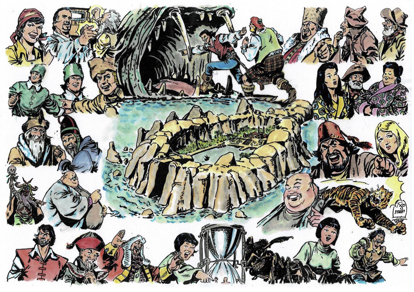 Poster DIN 4 numero 0334: El Corsario de Hierro, visto por Txomin