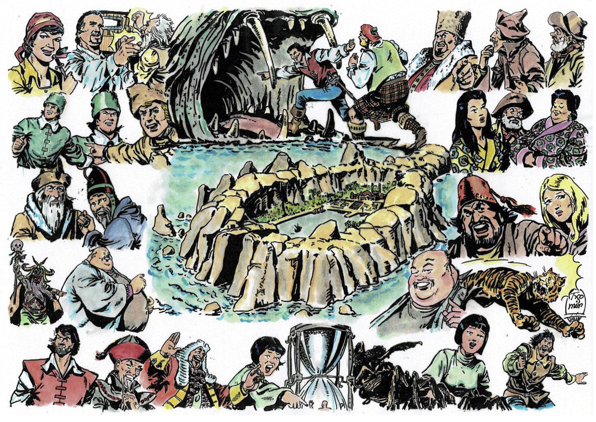 Poster DIN 4 numero 0334: El Corsario de Hierro, visto por Txomin