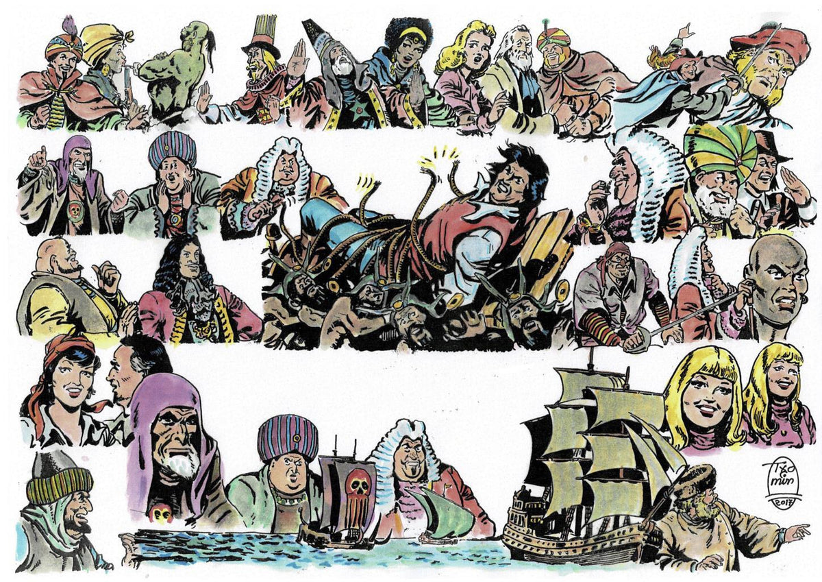 Poster DIN 4 numero 0335: El Corsario de Hierro, visto por Txomin