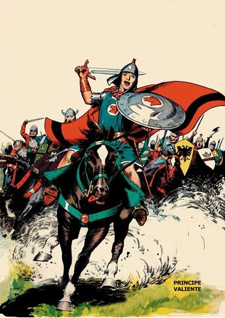 Poster DIN 4 numero 0343: El Principe Valiente, serie Clasicos Americanos