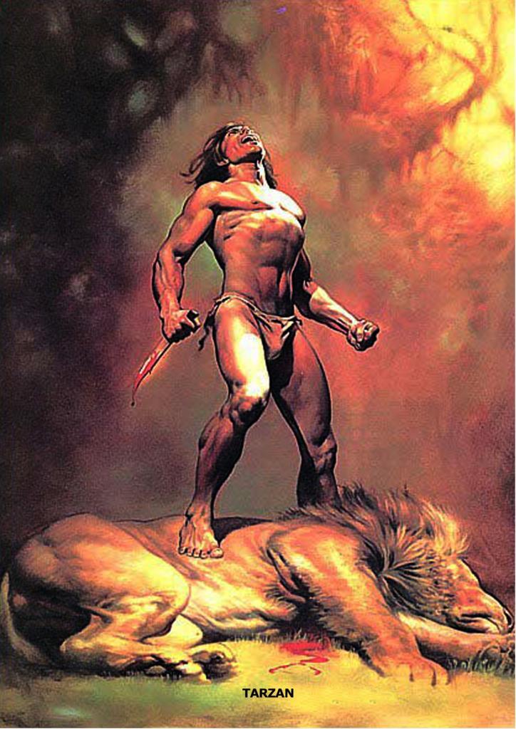 Poster DIN 4 numero 0347: Tarzan, serie Clasicos Americanos