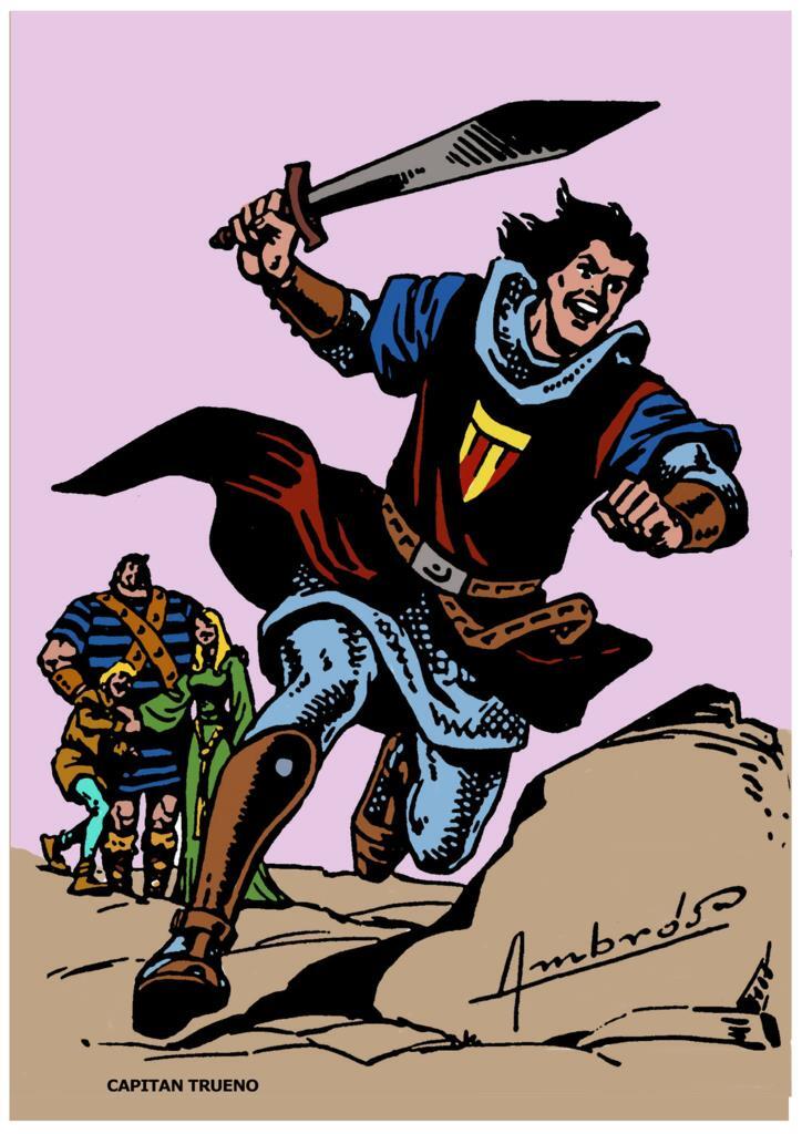 Poster DIN 4 numero 0136: Capitan Trueno