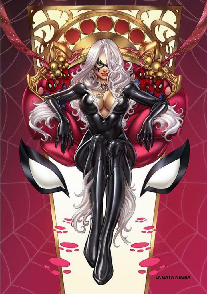 Poster DIN 4 numero 0138: La Gata Negra, serie superheroes
