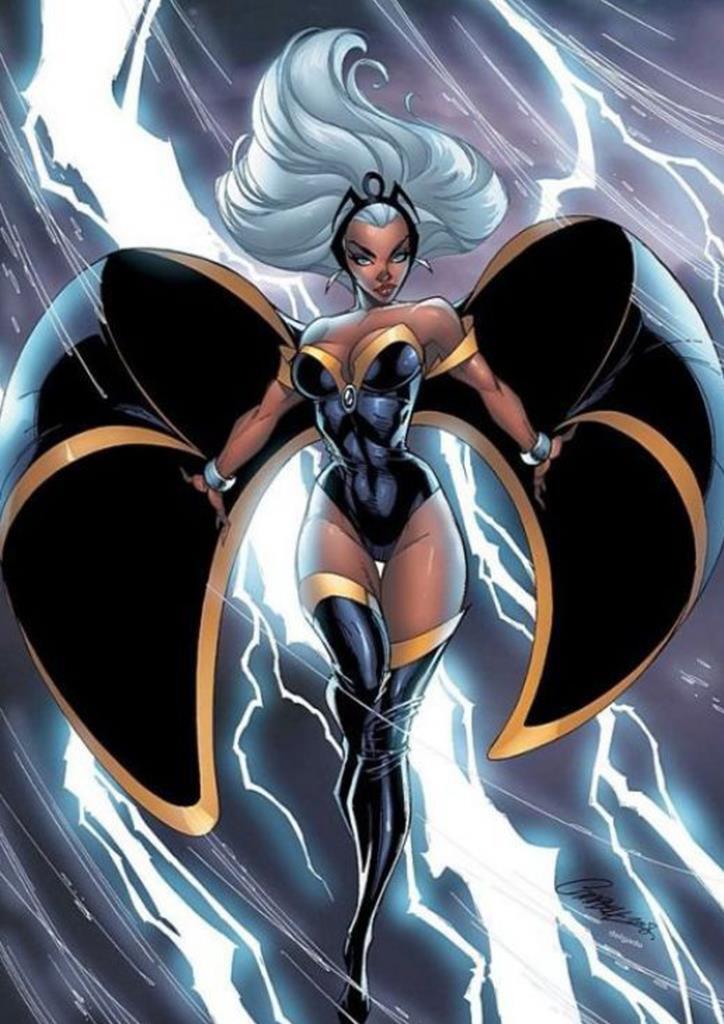 Poster DIN 4 numero 0140: Tormenta, serie superheroes