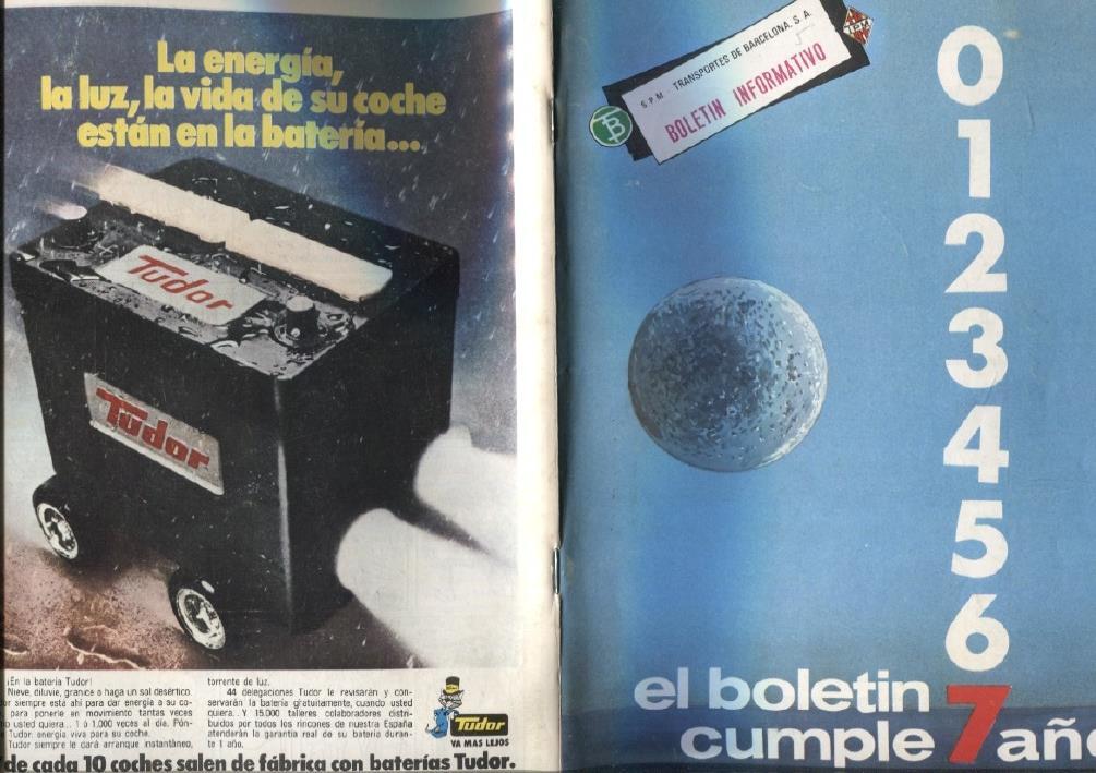 Transportes de Barcelona: Boletin Informativo numero 84, marzo 1974