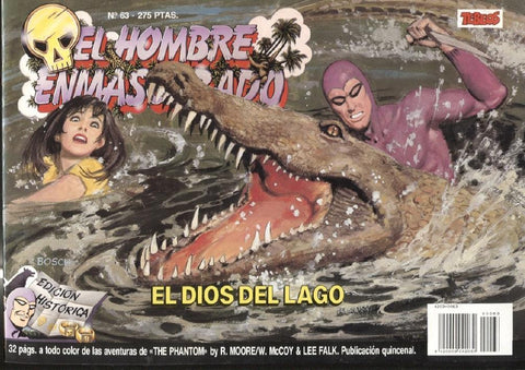 Ediciones B: El hombre enmascarado (The Phantom) numero 63: El dios del lago