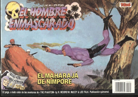 Ediciones B: El hombre enmascarado (The Phantom) numero 61: El maharaja de nimpore