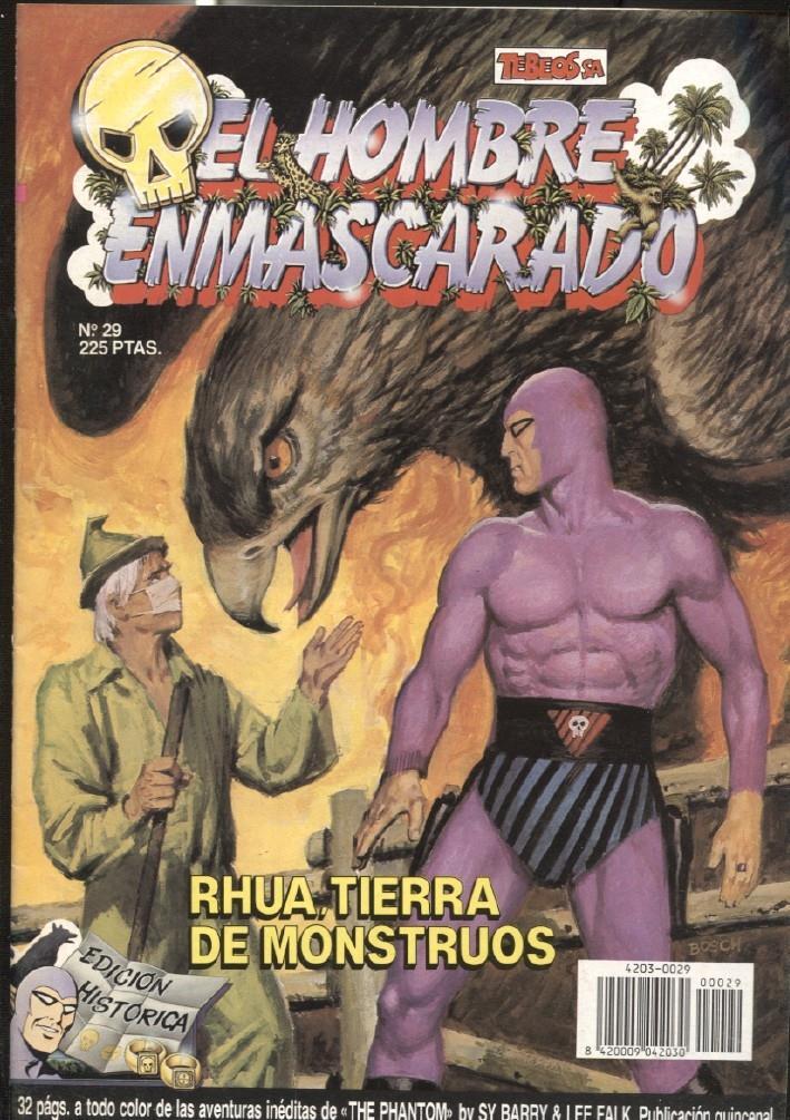 Ediciones B: El hombre enmascarado (The Phantom) numero 29: Rhua, tierra de monstruos