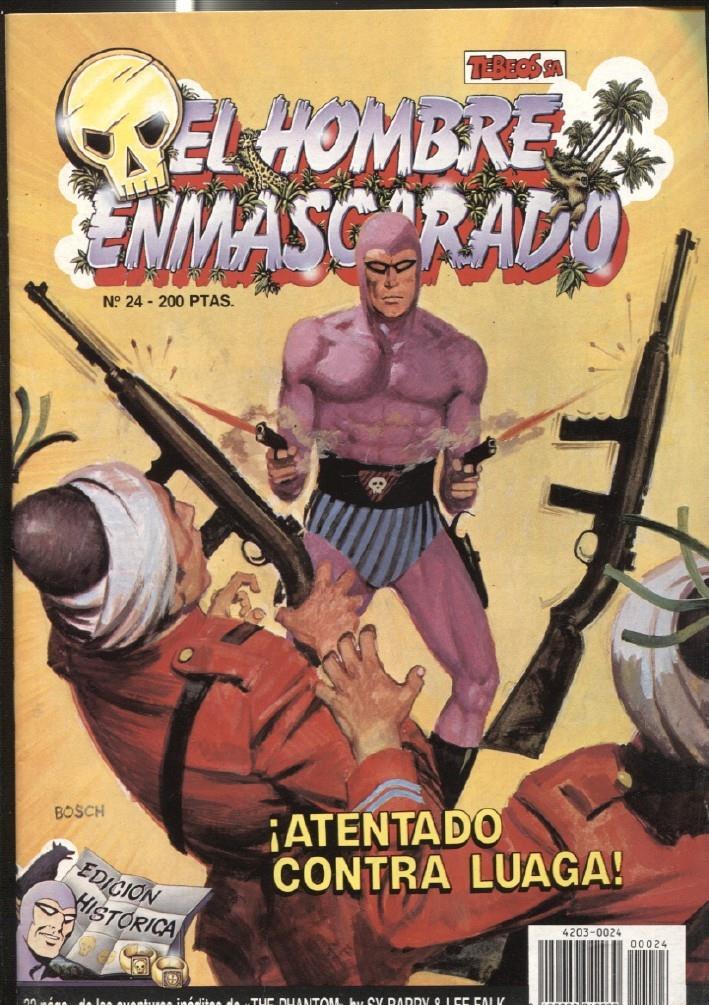 Ediciones B: El hombre enmascarado (The Phantom) numero 24: Atentado contra Luaga