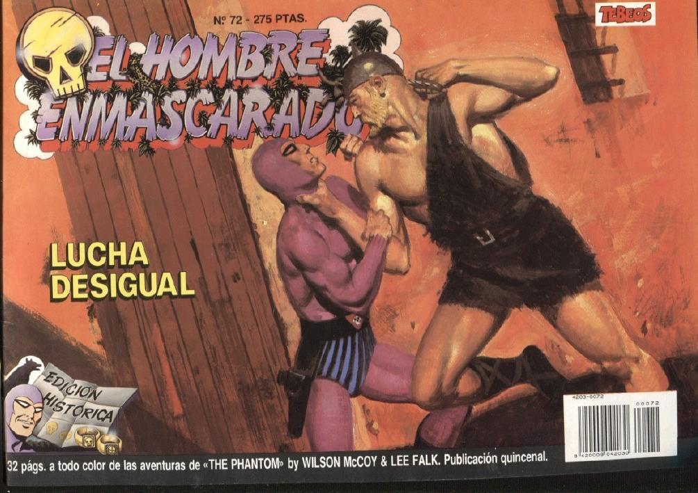 Ediciones B: El hombre enmascarado (The Phantom) numero 72: Lucha desigual