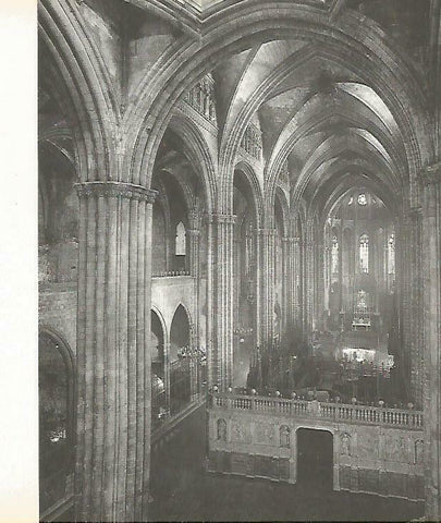 LAMINA 4392-05: Interior de la Catedral de Barcelona