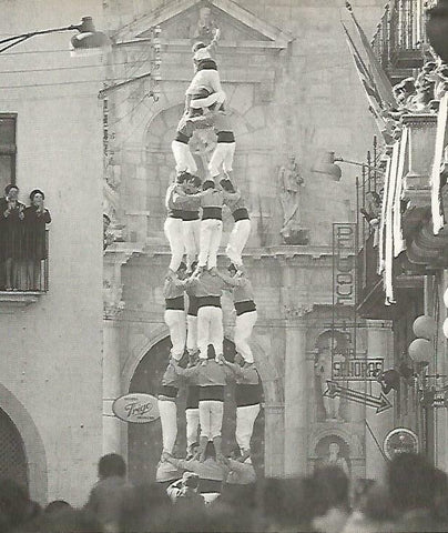 LAMINA 4392-41: Castellers de Vilafranca del Penedes, Barcelona