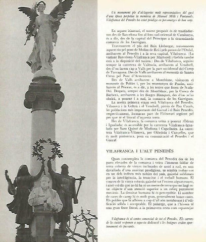 LAMINA 4392-46: Monumento en Vilafranca del Penedes, Barcelona