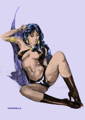 Poster DIN 4 numero 0148: Vampirella de Pepe Gonzalez