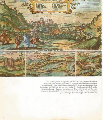 LAMINA 24877: Grabado del siglo XV de Granada