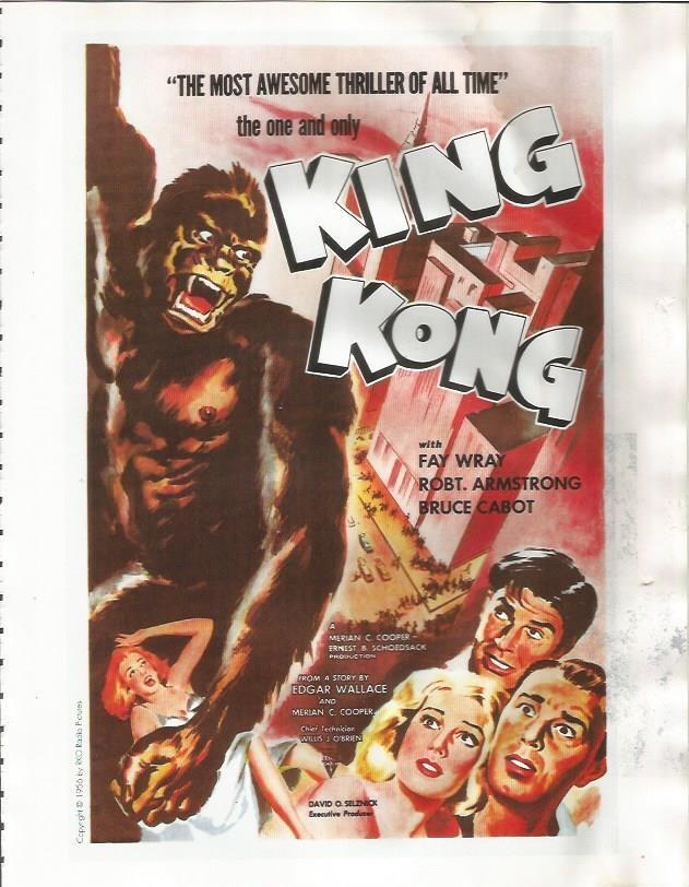 LAMINA 24924: Cartel de King Kong